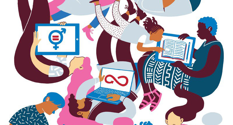 Women rights illustration