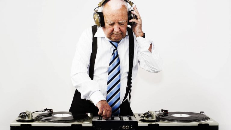 Old man DJ