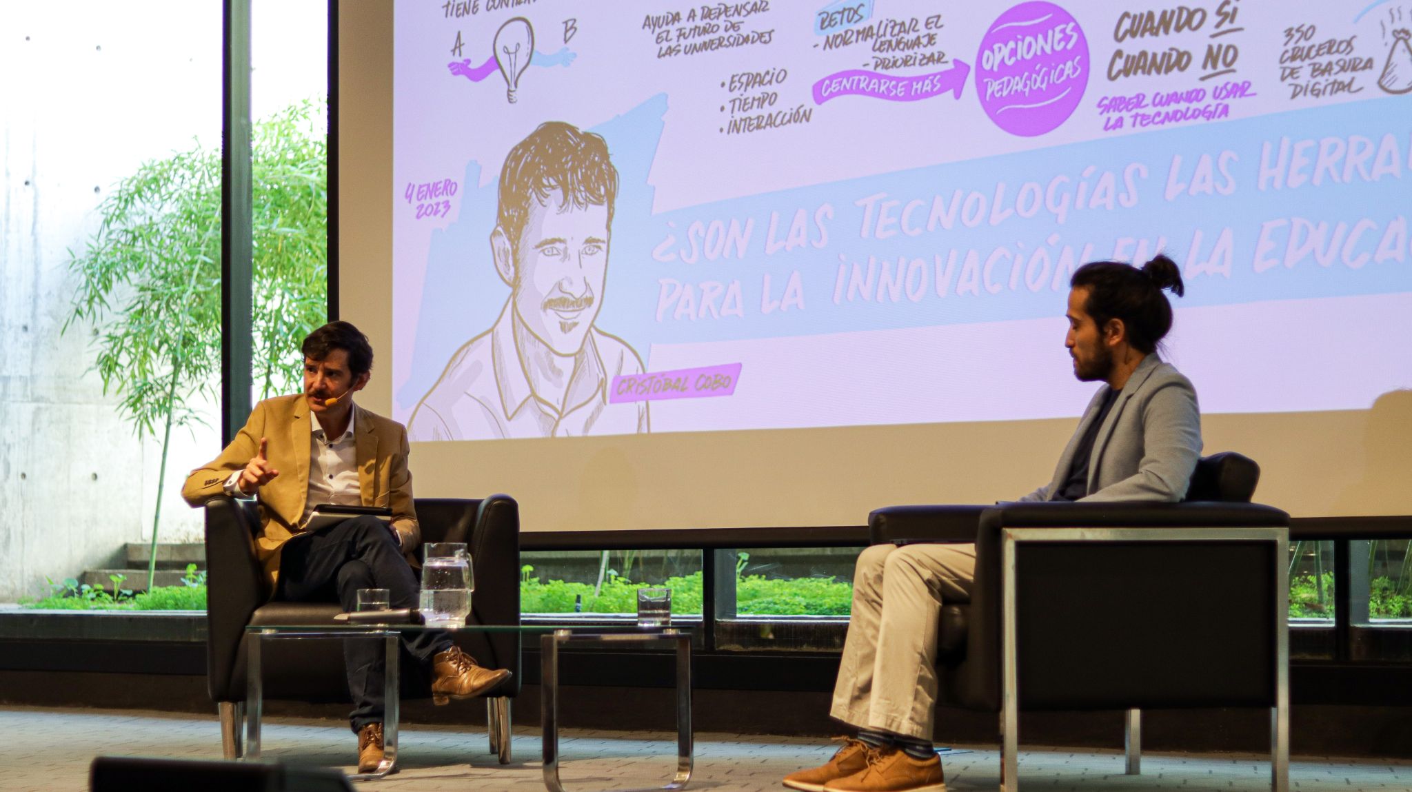 Cristobal presenting